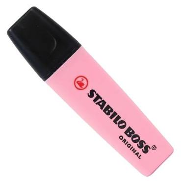 Imagem de Marca Texto Boss 5.0Mm Stabilo Escolha a Cor, 129 ROSA PASTEL