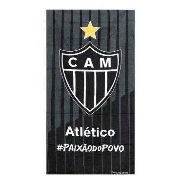 Imagem de Toalha De Banho Aveludada Atletico Mineiro 70cmx1,40m - Buettner
