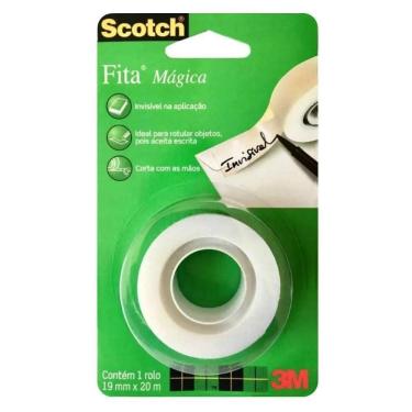 Imagem de Fita Mágica 3M Scotch 19mmx20m Invisível