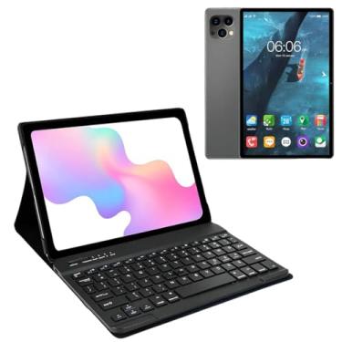 Imagem de Capa para Tablet com Teclado Destacável, Proteção Completa, Suporte Ajustável, Teclado Bluetooth, Cor Cinza, para Uso com iPad Pro