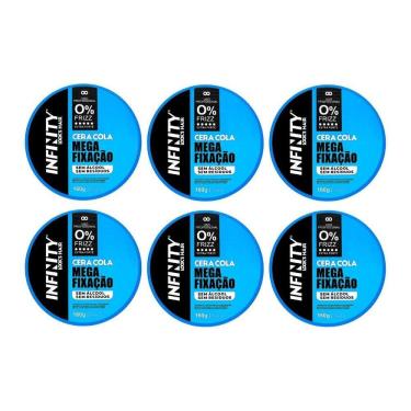 Imagem de Pomada Capilar Infinity Cola 160G - Kit Com 6Un
