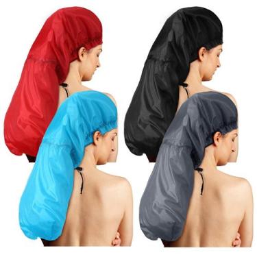 Imagem de Toucas de banho Eurzom Jumbo Braids para mulheres em PVC impermeável