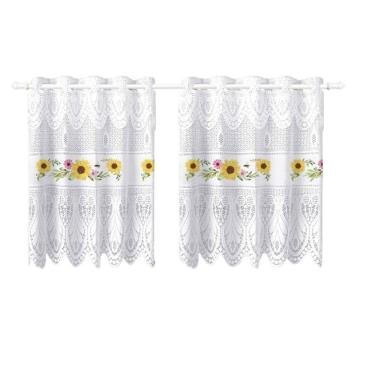 Imagem de Cortina Pia/Vitro Bando Passione Renda Cozinha1,60X0,75X0,20