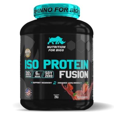 Imagem de Iso Protein Fusion Concentrado 2Kg Nutrition For Bigs Sabor:Morango