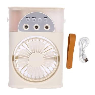 Imagem de RiToEasysports Condicionadores de Ar Portáteis, Refrigerador Evaporativo Refrigerador de Ar Pessoal Com 3 Velocidades 4000mAh Bateria Temporizador Carregamento USB C para Viagens Em