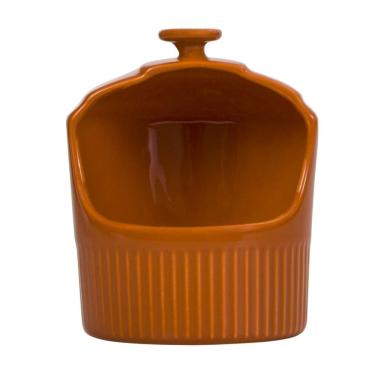 Imagem de Pote de Sal Diâmetro 12,5 cm Laranja 350 ml Germer