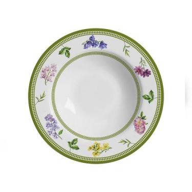 Imagem de Conjunto Com 6 Pratos Fundo Versailles 25Cm - Alleanza Cerâmica