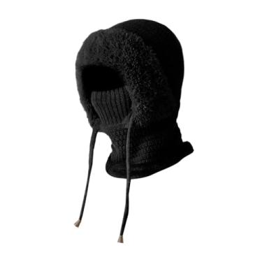 Imagem de menolana Balaclava Máscara Facial Completa para Esqui, Esportes ao Ar Livre, Esqui, Patinação e Escalada no Inverno, Preto