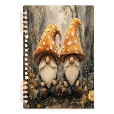 Imagem de Burbuja Caderno St. Patrick Gnomo, papel pautado universitário A5 com 60 folhas, fichário para escritório, 1 pacote