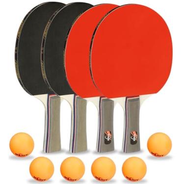 Imagem de Raquete profissional de tênis de mesa, raquete de pingue-pongue para esportes internos