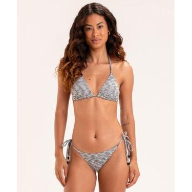 Imagem de Biquíni Lacinho em Tricot - APNEIA, Preto, Branco, Tricot, M