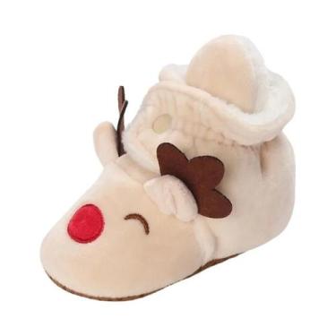 Imagem de Sapatos De Algodão Quentes E Grossos Para Bebês Meninos E Meninas De 0