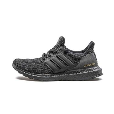 Imagem de T nis feminino Adidas UltraBOOST, Core Black / Core Black / Gold Metallic, 6