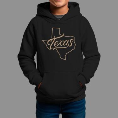Imagem de Moletom Canguru Infantil Basico Masculino Moda Country Tecido Macio Te