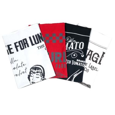 Imagem de Pano De Prato Lomaer Sacaria Estampado 50cm x 70cm Gourmet 03 Unidades