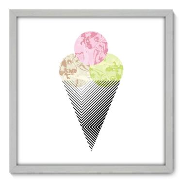Imagem de Quadro Decorativo - Sorvete - 50cm x 50cm - 161qnacb