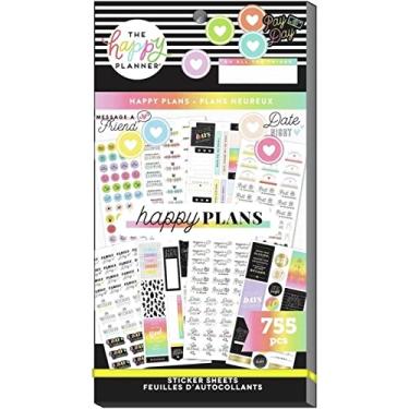 Imagem de The Happy Planner Livro de adesivos de valor, planos felizes, 755