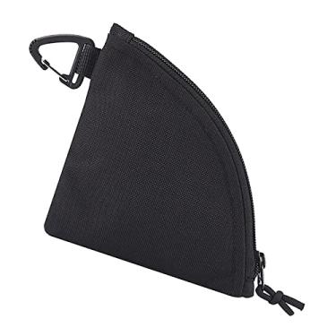 Imagem de Generic Saco de armazenamento de papel filtro de café multifuncional bolsa leve bolsa com zíper ferramenta ecológica para viagens ao ar livre cozinha pesca, PRETO