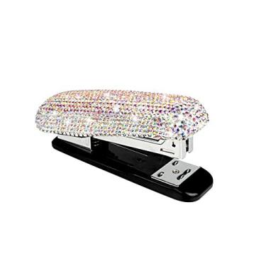 Imagem de Grampeador deslumbrante feito à mão de cristal de diamante para escritório, escola ou casa (cor B)