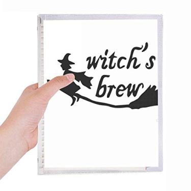 Imagem de Caderno com citação inglesa design de fermentação de folhas soltas em espiral recarregável