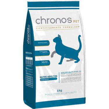 Imagem de Ração Chronos Pet para Gatos Adultos - 6 Kg