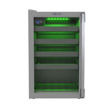 Imagem de Adega de Vinhos Venax 24 Garrafas Color Light Cinza Porta Invertida