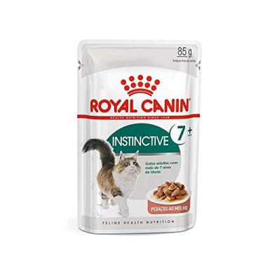 Imagem de ROYAL CANIN Ração Royal Canin Sachê Feline Health Nutrition Instinctive +7 Para Gatos Adultos 85G Royal Canin Adulto