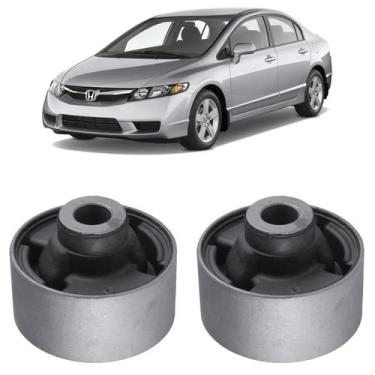 Imagem de Par Borracha Maior Bandeja Honda New Civic 2006 2007 2008 - Auto Flex