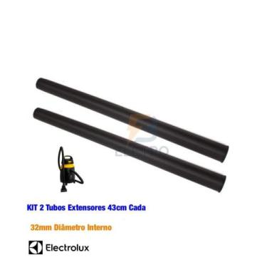 Imagem de 2 Tubos de Extensão para Aspirador de Pó Electrolux GT Car - Comercial