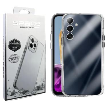 Imagem de Capa Capinha Clear Case Space Compatível Samsung Galaxy M15 Rígida Anti Amarelamento Resistente