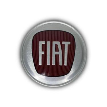 Imagem de Emblema de Alumínio Para Volantes Fiat 55 MM diâmetro - EV VOLANTES