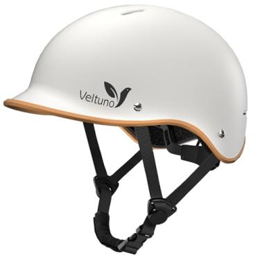 Imagem de Veltuno Capacete de bicicleta para adultos, capacete de bicicleta ajustável para homens e mulheres, capacete de ciclismo com certificado de segurança para scooter, skate, mountain bike, bicicleta de