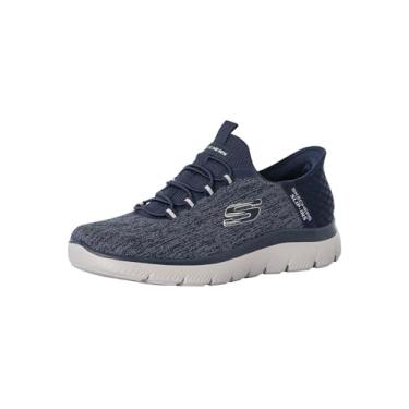 Imagem de Skechers Tênis masculino Summits Key Pace Hands Free Slip-in, Azul marino, 16 Wide