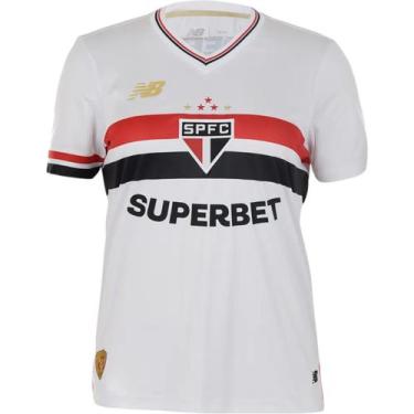 Imagem de Camiseta Feminina Esportiva São Paulo Oficial Torcedor Spfc Home 2025 