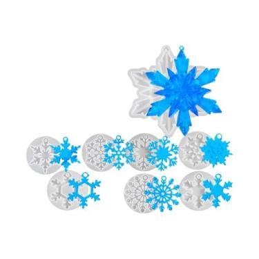 Imagem de Molde De Silicone Para Brincos Em Forma De Árvore De Natal, Série Floc