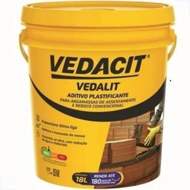 Imagem de Aditivo Plastificante Vedalit 18L Reboco Argamassa - Vedacit - 001579
