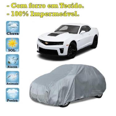 Imagem de Capa com forro cobrir carro Chevrolet Camaro 100% Impermeável Proteção