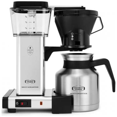 Imagem de Cafeteira Elétrica Programável 1.9L com Controle de temperatura e Aço Inoxidável, 110v, TECHNIVORM MOCCAMASTER 79212, Prateado