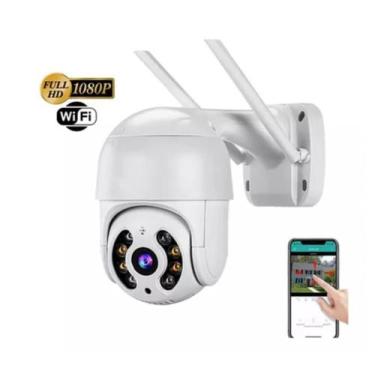Imagem de Camera de Segurança Ip Wifi Externa A Prova D'agua Noturna