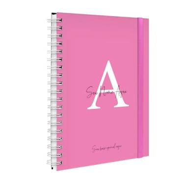 Imagem de Agenda Planner Semanal Plus 2026 Personalizada Moderna Letra Cores Rosa Primavera