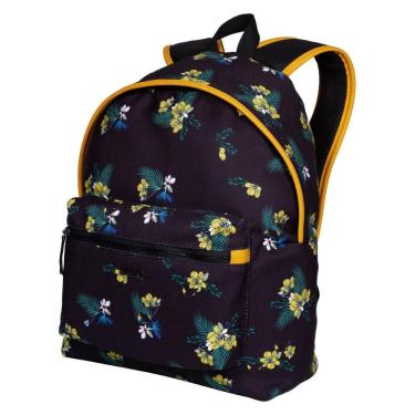 Imagem de Mochila Sestini Floral Grande Em Poliéster - Alças Espumadas