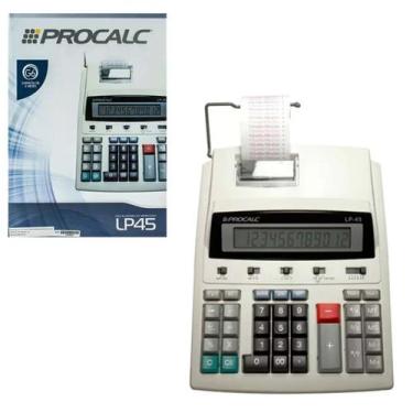 Imagem de Calculadora de impressão 12 dígitos LP45 Procalc