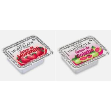 Imagem de Geléia Homemade Goiaba E Morango Blister 15g Com 144 Sachês