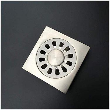 Imagem de Tampa do ralo do piso do banheiro Piso da cozinha e ferragens do banheiro Banheiro do banheiro Casa de banho Casa de drenagem do piso de aço inoxidável