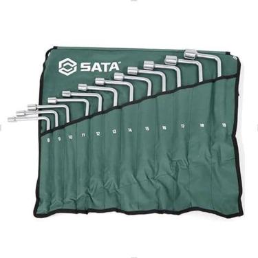 Imagem de Jogo De Chave Biela De 8Mm A 19Mm 12 Peças Sata