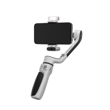 Imagem de ZHIYUN Cinepeer CQ5 Combo Estabilizador de 3 eixos para iPhone, smartphones Android com rastreamento facial por IA, luz de enchimento, compacto e portátil, bateria de 11 horas