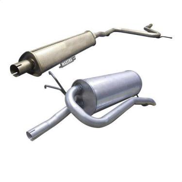 Imagem de Kit Escapamento Abafador +traseiro Palio Weekend 1.8 06 11 - ScapJá