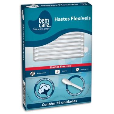 Imagem de Hastes flexiveis bem care c/75 und - MARCA PROPRIA