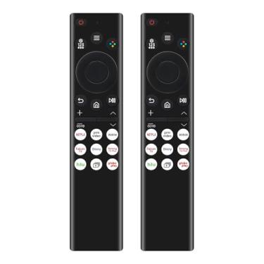Imagem de 【Pacote com 2】 Controle remoto de substituição universal compatível com Samsung Smart TV UN43CU7000FXZA UN50CU7000FXZA QN65QN90AAFXZA QN75Q70AAFXZA UN55CU7000FXZA UN43AU8000FXZA UN75AU8000FXZA