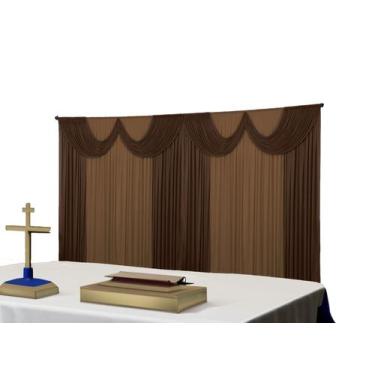 Imagem de Cortina Paris Malha Igreja Festas Eventos 8 metros - Dennis Confecções